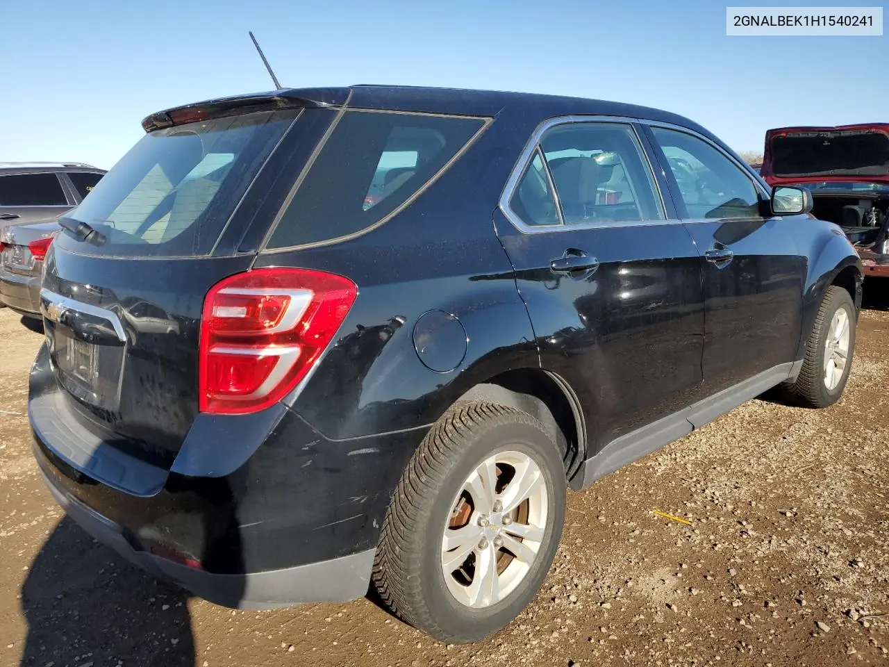 2GNALBEK1H1540241 2017 Chevrolet Equinox Ls