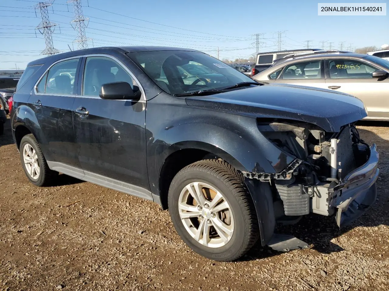 2GNALBEK1H1540241 2017 Chevrolet Equinox Ls