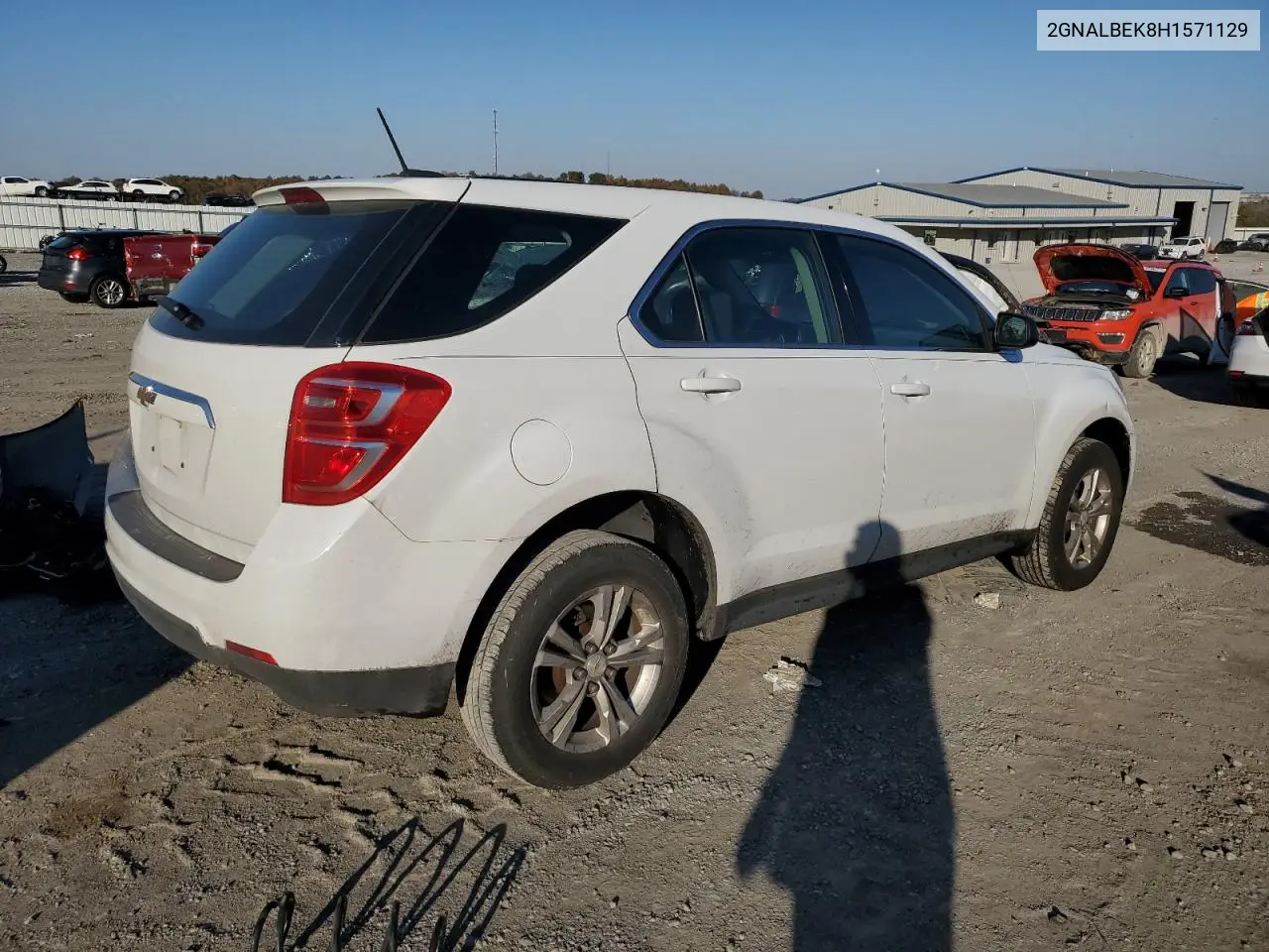 2GNALBEK8H1571129 2017 Chevrolet Equinox Ls