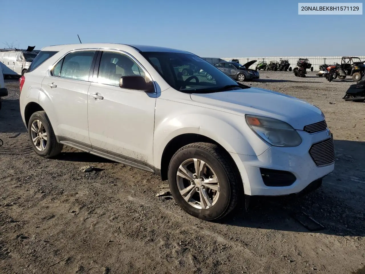 2GNALBEK8H1571129 2017 Chevrolet Equinox Ls