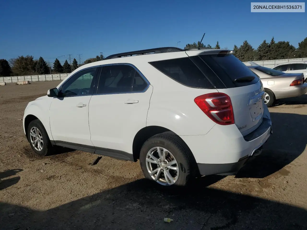 2GNALCEK8H1536371 2017 Chevrolet Equinox Lt