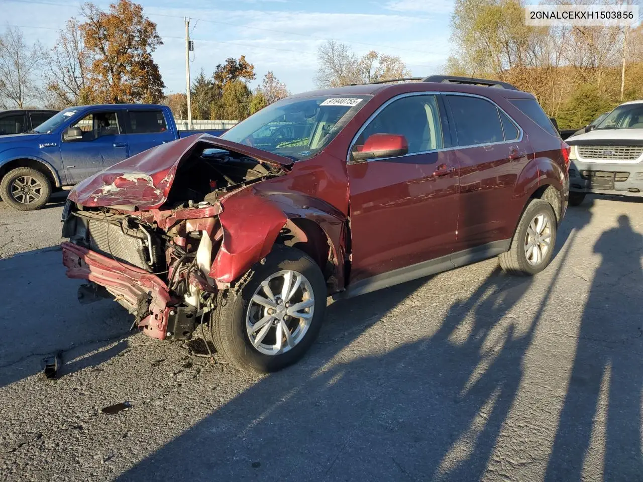 2GNALCEKXH1503856 2017 Chevrolet Equinox Lt