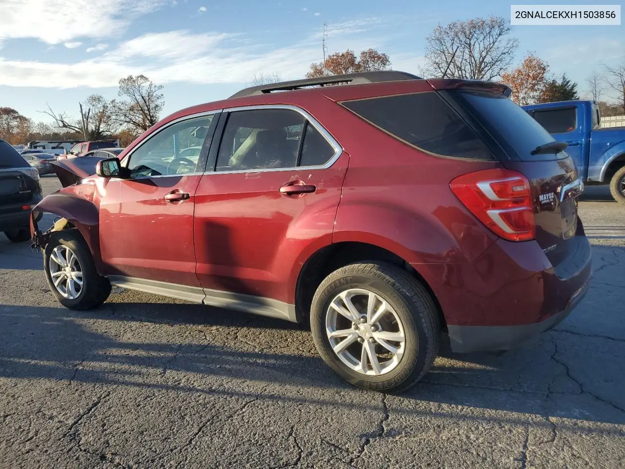 2GNALCEKXH1503856 2017 Chevrolet Equinox Lt