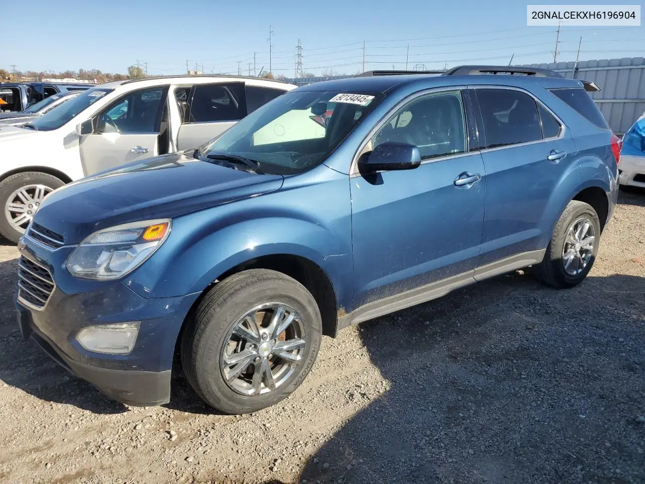 2GNALCEKXH6196904 2017 Chevrolet Equinox Lt