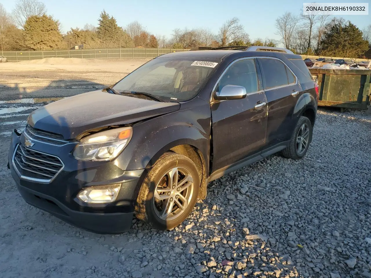 2GNALDEK8H6190332 2017 Chevrolet Equinox Premier