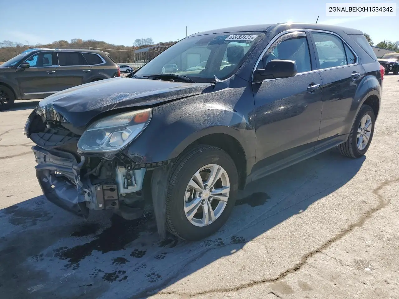 2GNALBEKXH1534342 2017 Chevrolet Equinox Ls