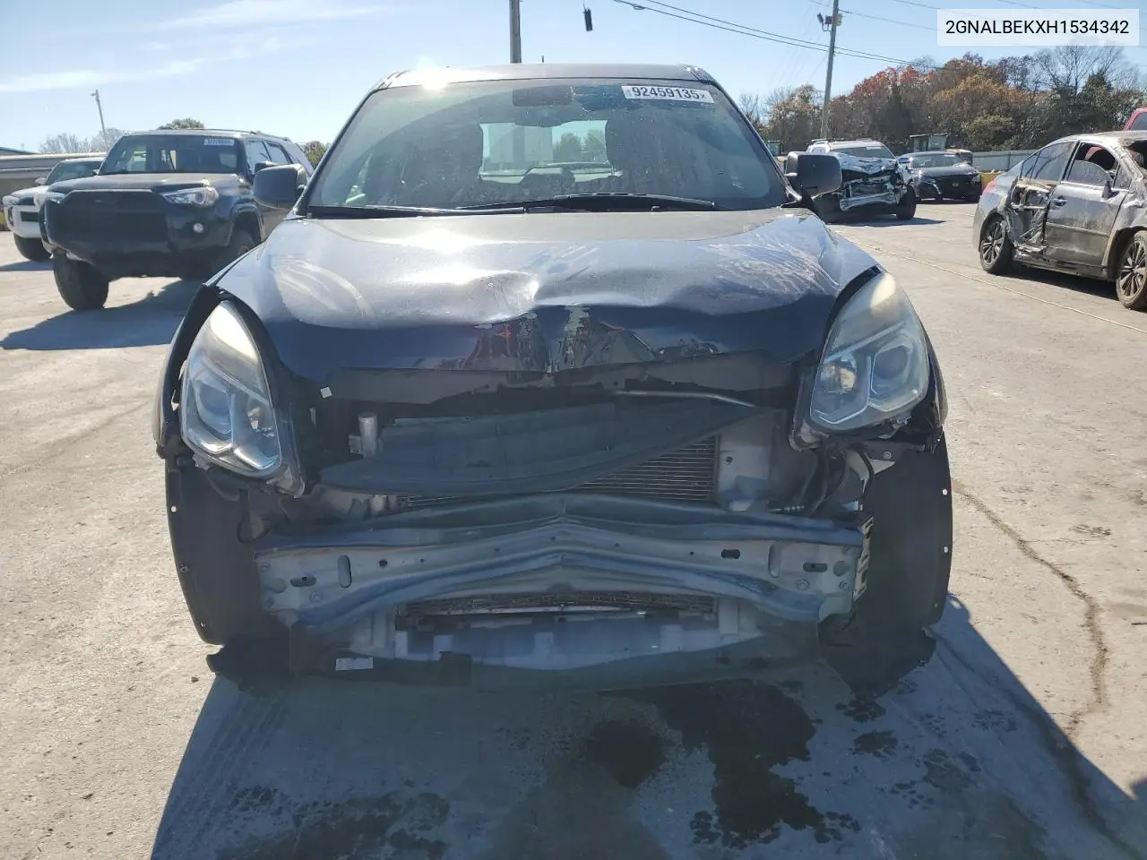2GNALBEKXH1534342 2017 Chevrolet Equinox Ls