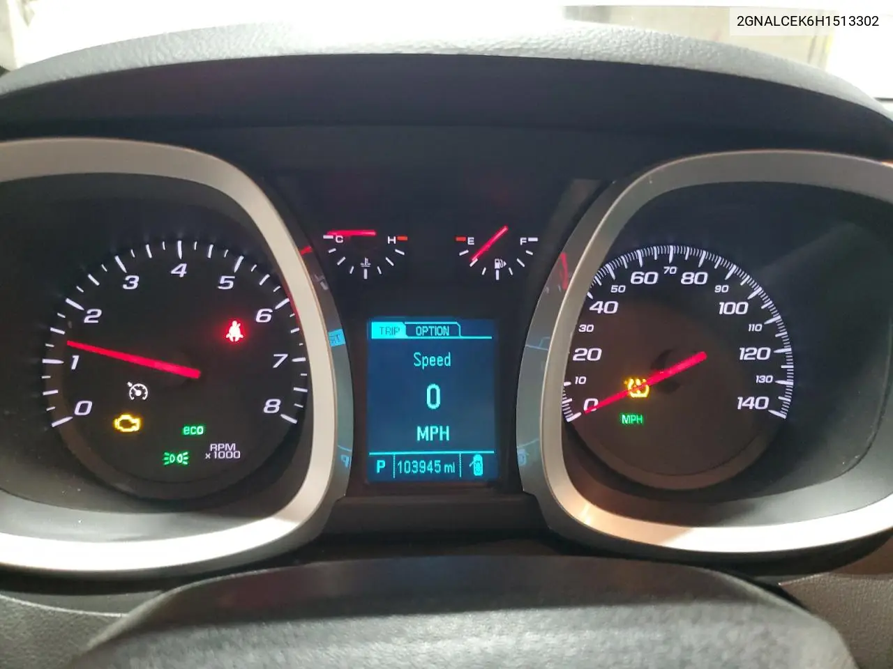 2GNALCEK6H1513302 2017 Chevrolet Equinox Lt