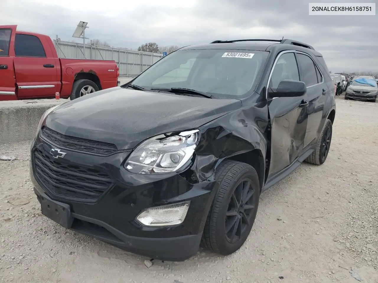 2GNALCEK8H6158751 2017 Chevrolet Equinox Lt