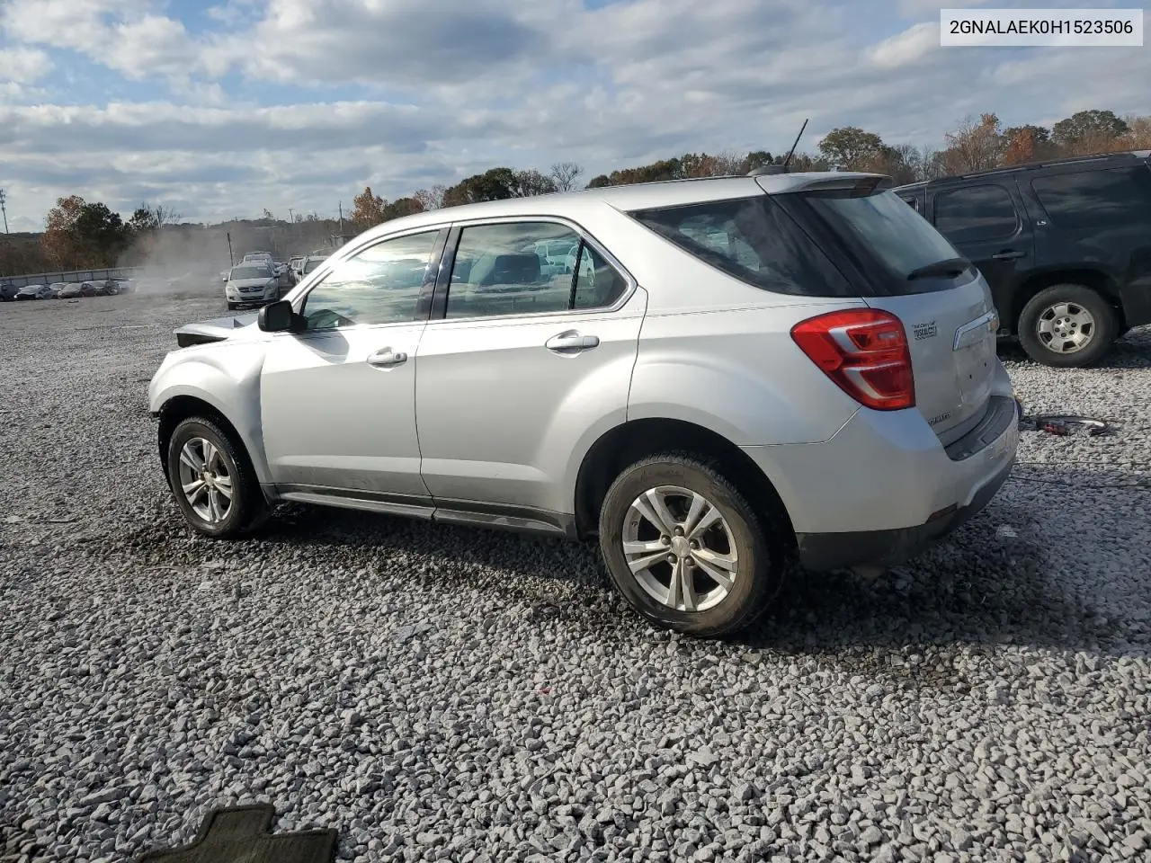2GNALAEK0H1523506 2017 Chevrolet Equinox L