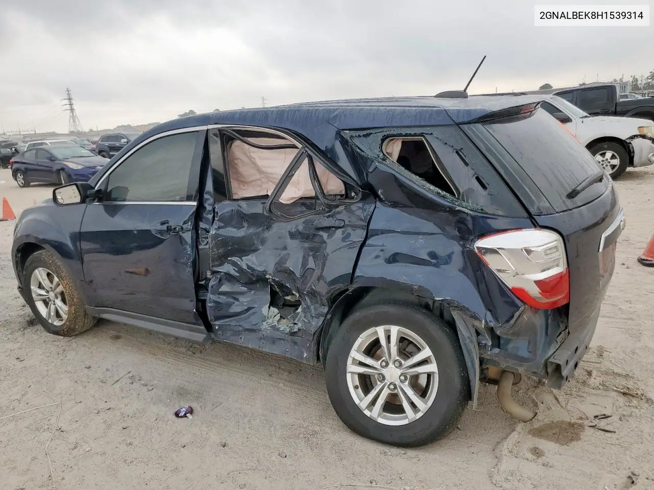 2GNALBEK8H1539314 2017 Chevrolet Equinox Ls
