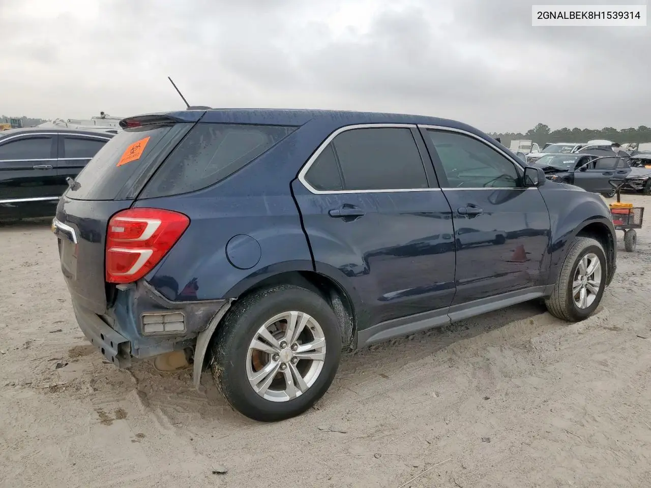 2GNALBEK8H1539314 2017 Chevrolet Equinox Ls