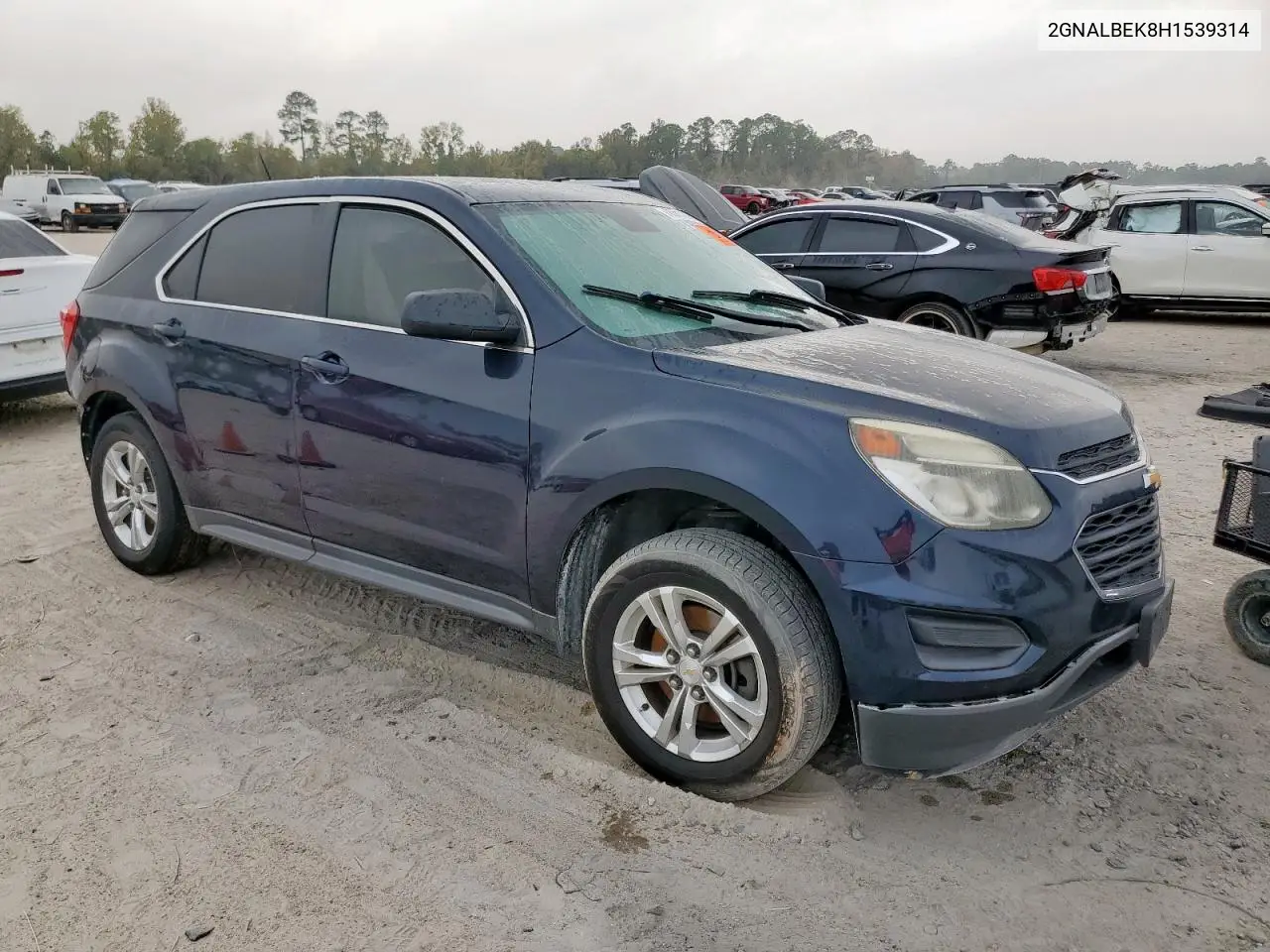 2GNALBEK8H1539314 2017 Chevrolet Equinox Ls