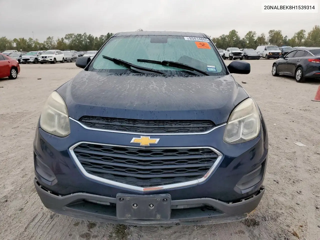 2GNALBEK8H1539314 2017 Chevrolet Equinox Ls