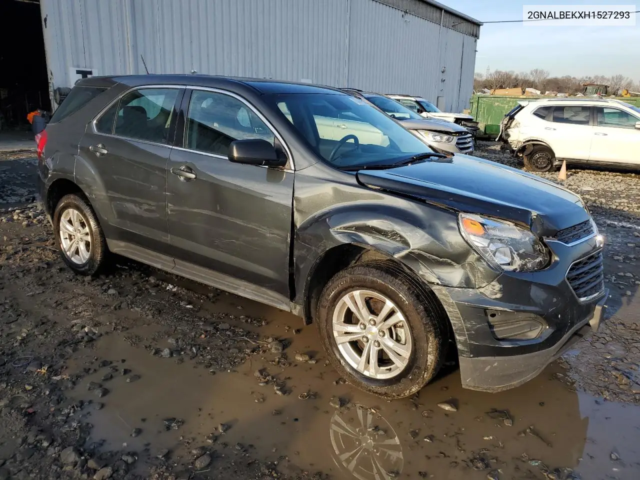2GNALBEKXH1527293 2017 Chevrolet Equinox Ls