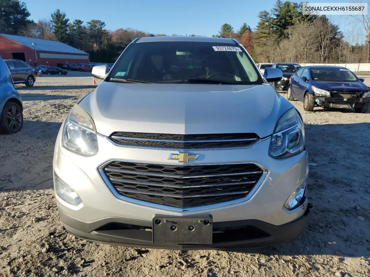 2GNALCEKXH6155687 2017 Chevrolet Equinox Lt