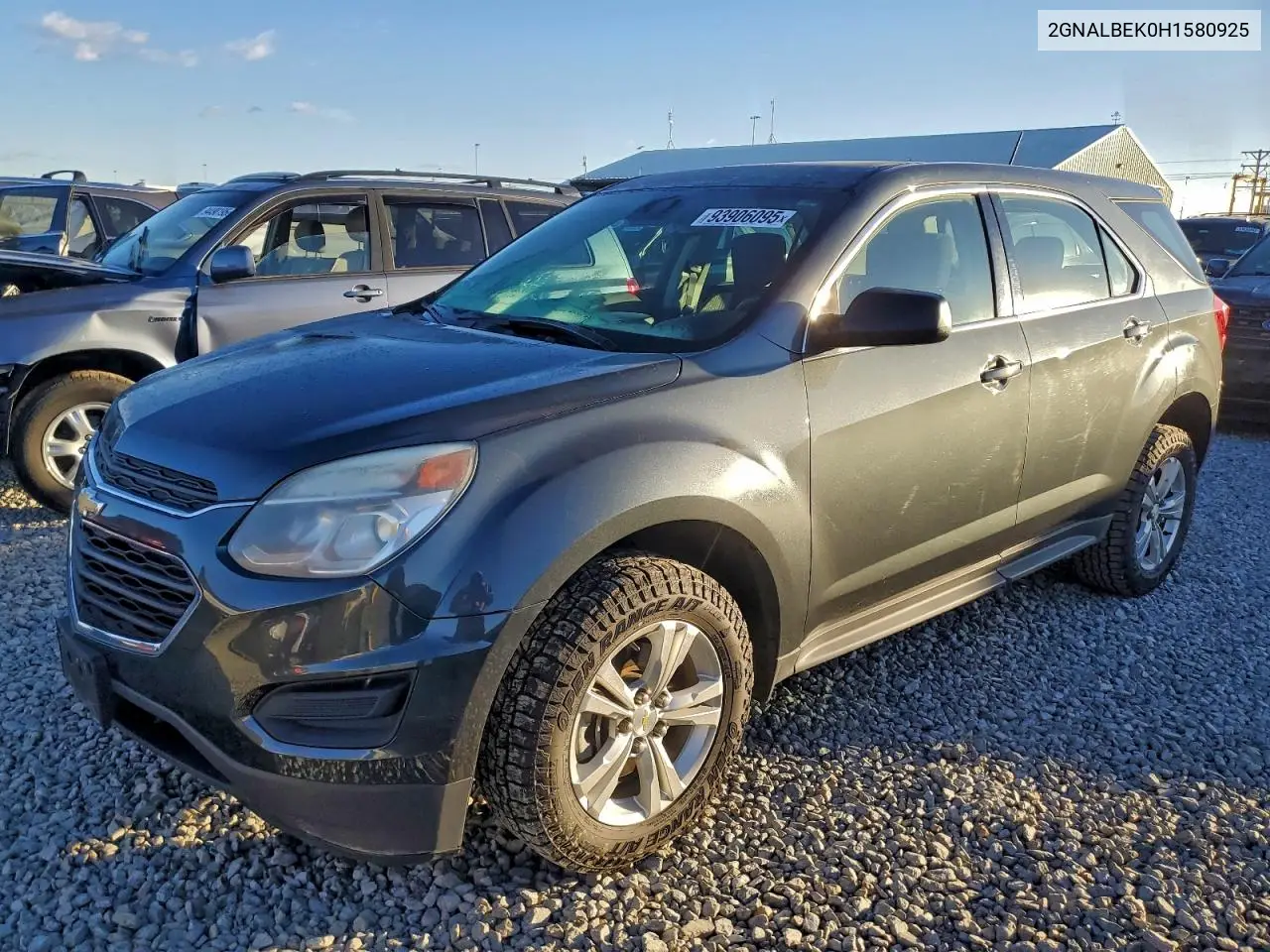 2GNALBEK0H1580925 2017 Chevrolet Equinox Ls