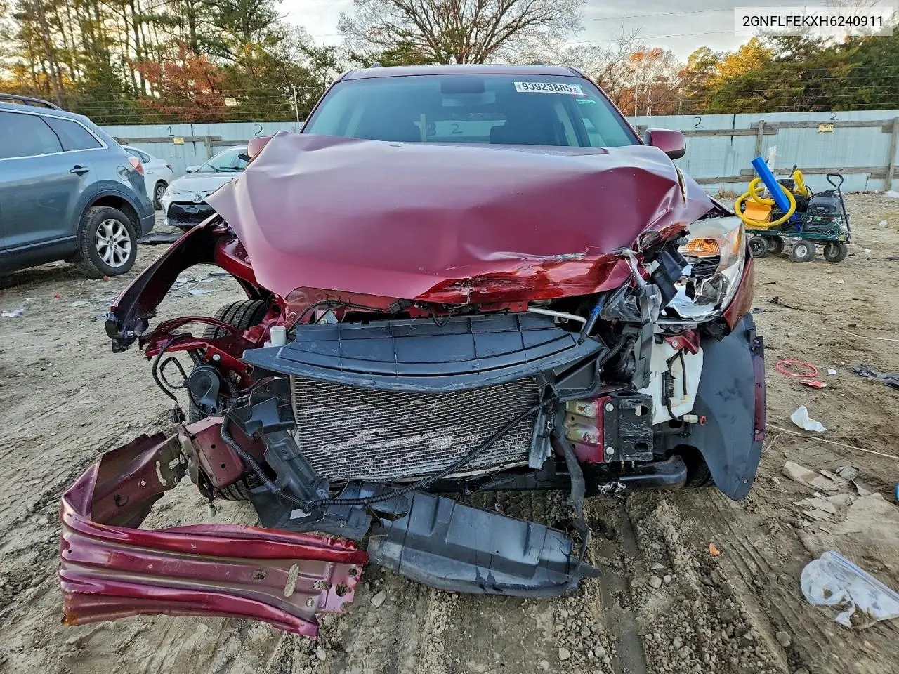 2GNFLFEKXH6240911 2017 Chevrolet Equinox Lt