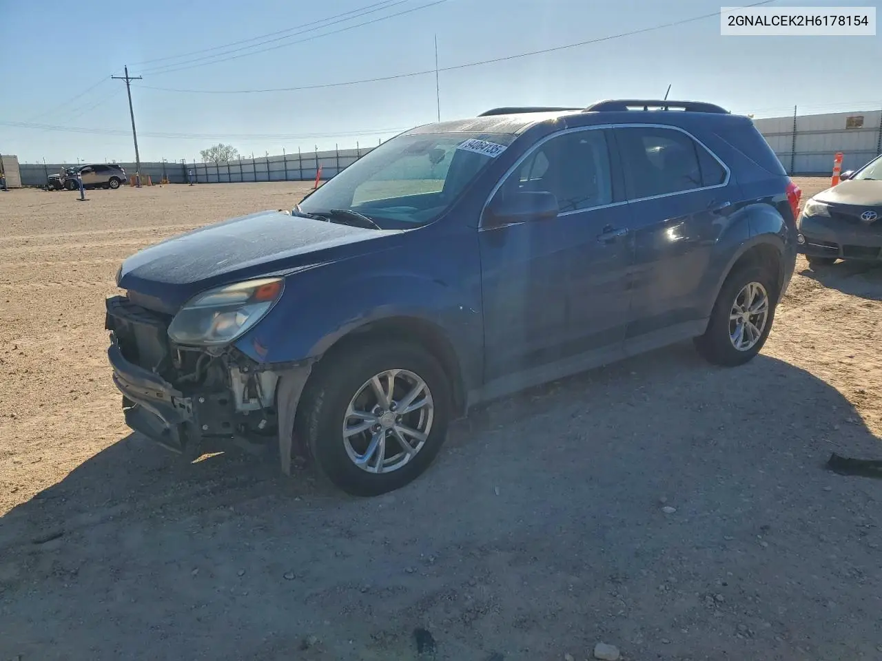 2GNALCEK2H6178154 2017 Chevrolet Equinox Lt