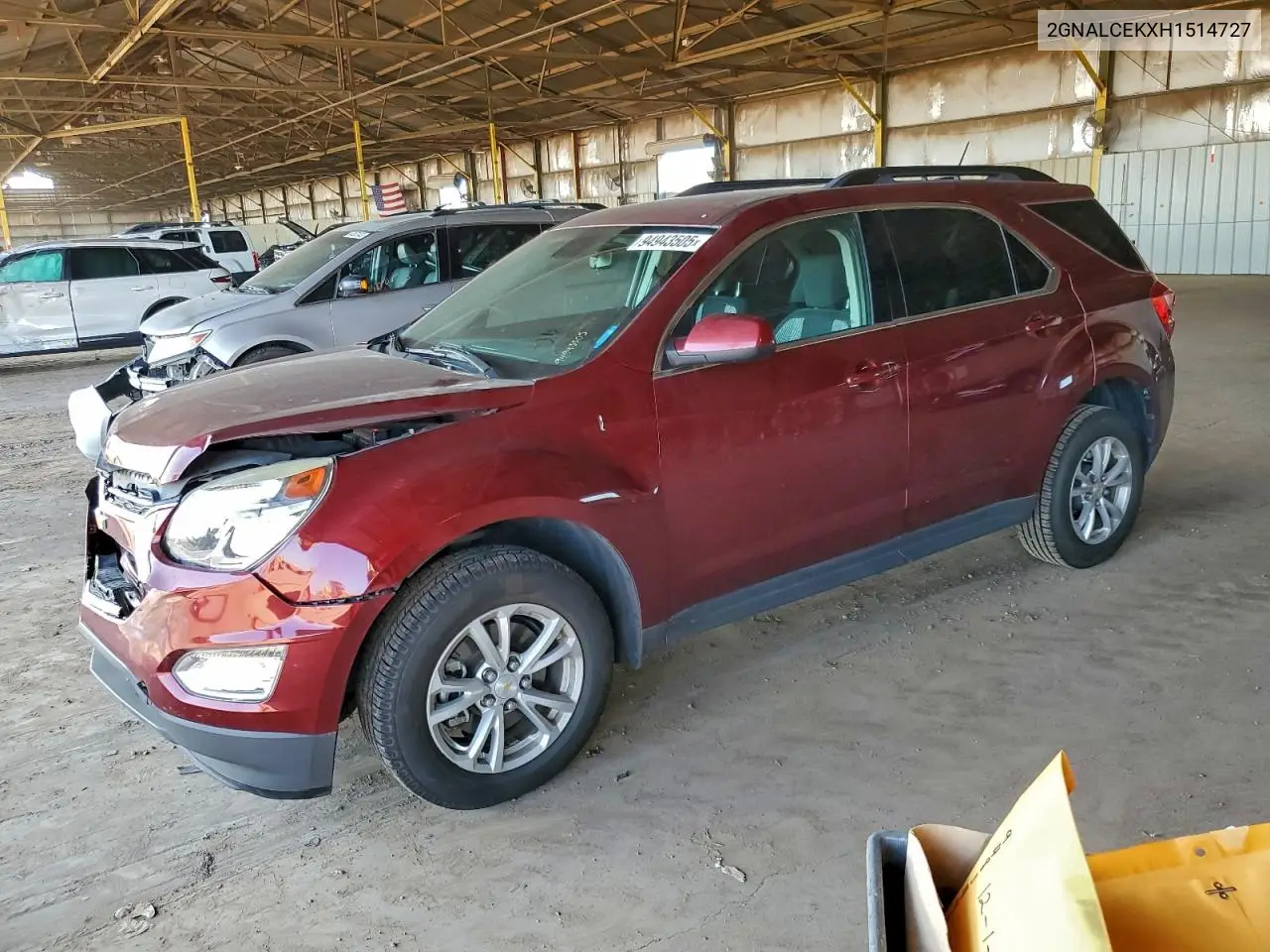 2GNALCEKXH1514727 2017 Chevrolet Equinox Lt