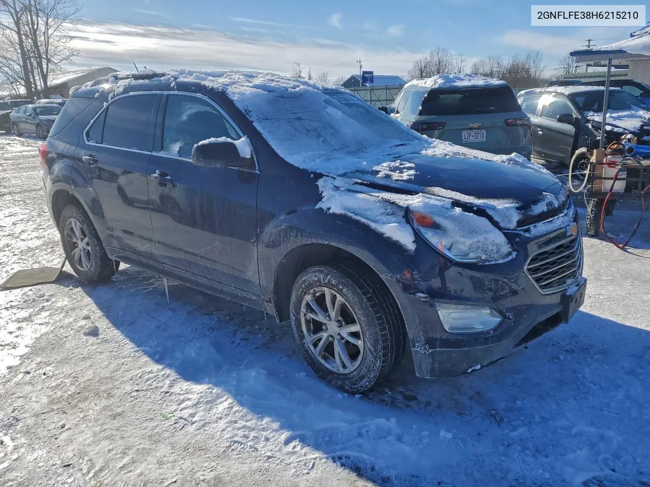2GNFLFE38H6215210 2017 Chevrolet Equinox Lt