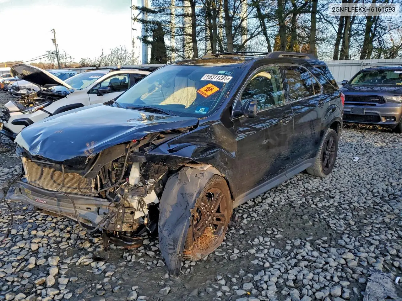 2GNFLFEKXH6161593 2017 Chevrolet Equinox Lt