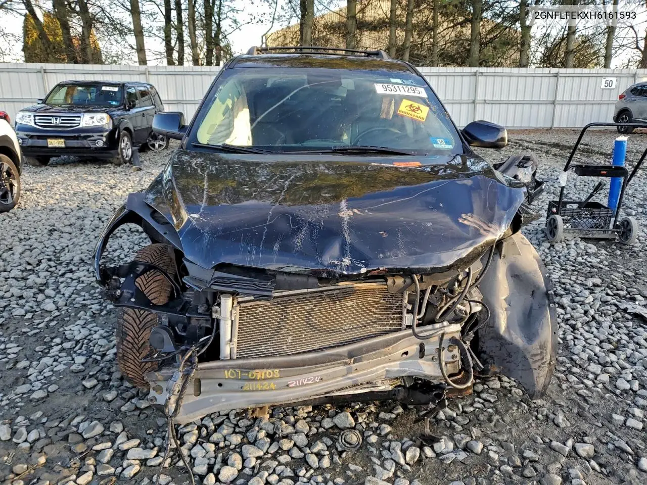 2GNFLFEKXH6161593 2017 Chevrolet Equinox Lt