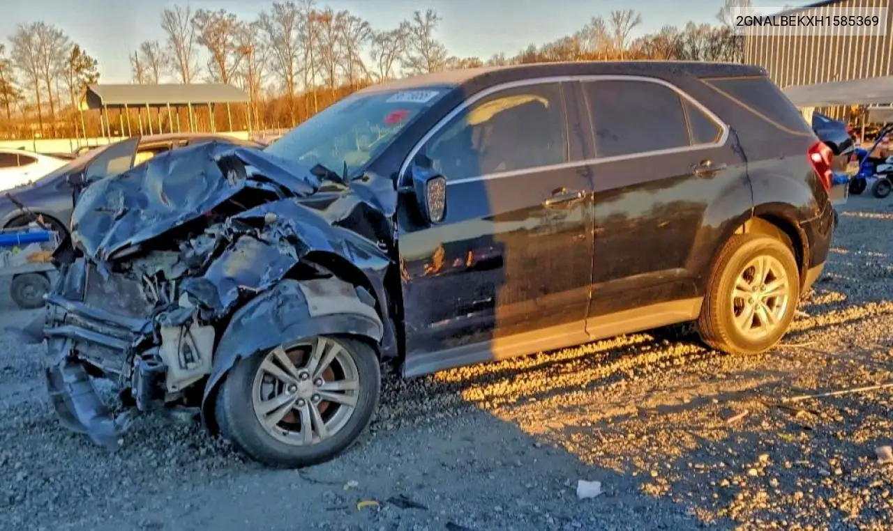 2GNALBEKXH1585369 2017 Chevrolet Equinox Ls