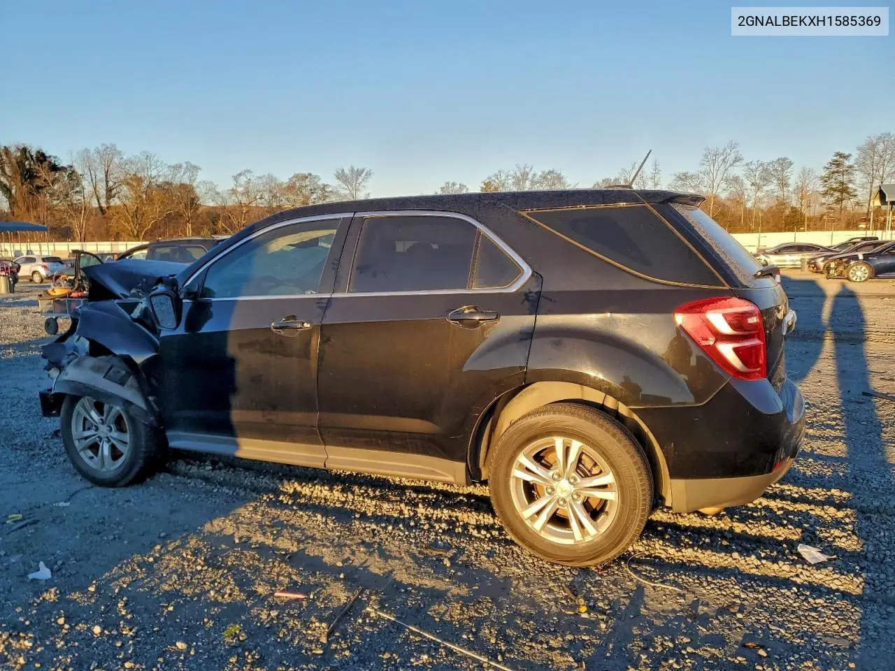 2GNALBEKXH1585369 2017 Chevrolet Equinox Ls