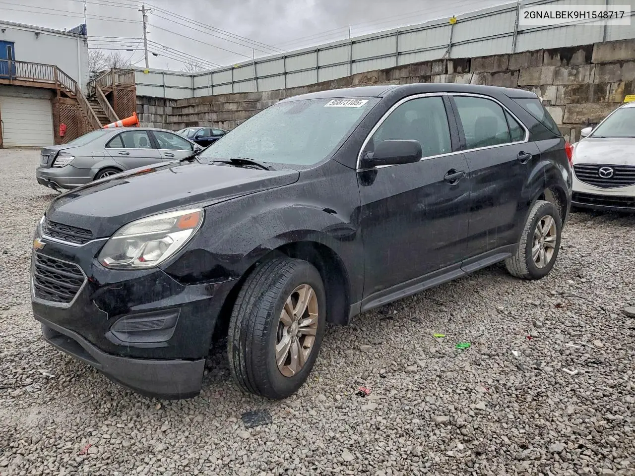 2GNALBEK9H1548717 2017 Chevrolet Equinox Ls