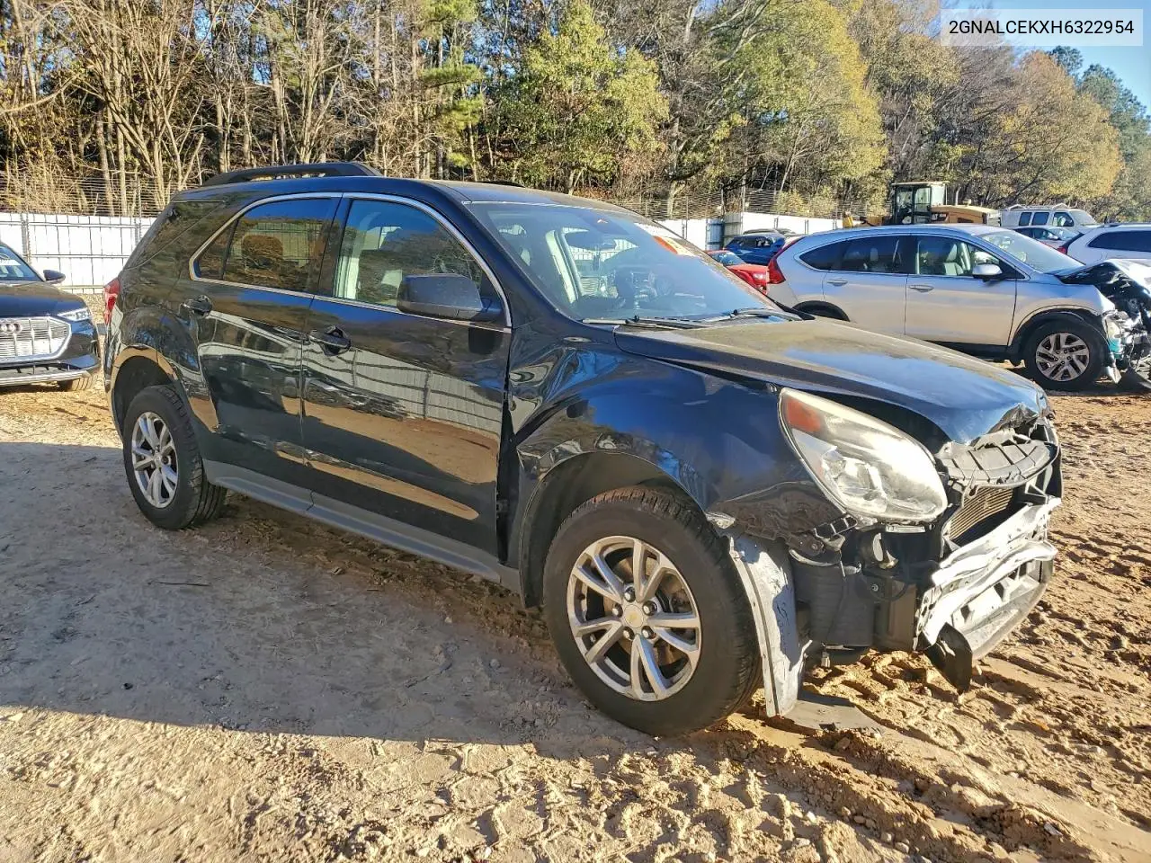 2GNALCEKXH6322954 2017 Chevrolet Equinox Lt