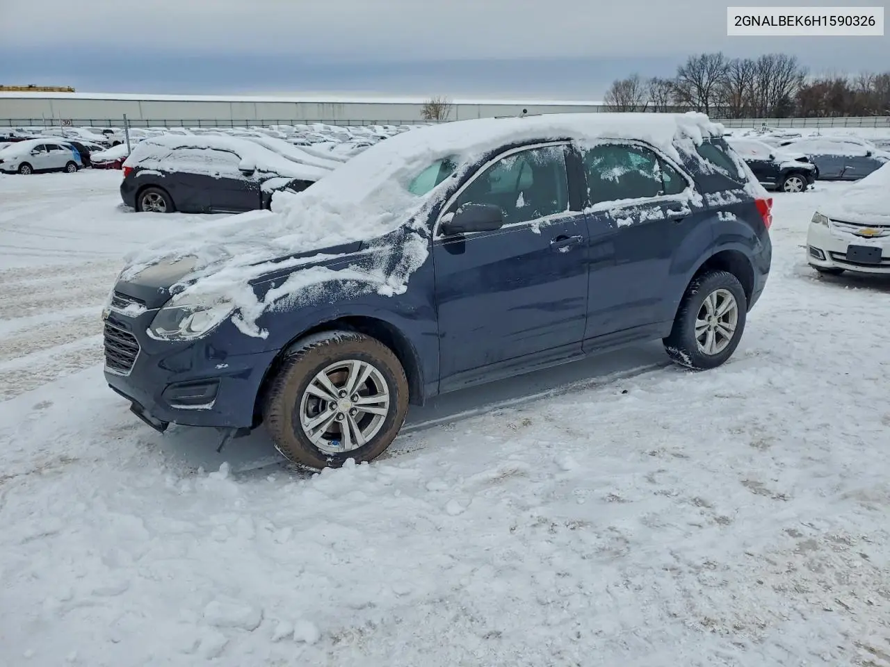 2GNALBEK6H1590326 2017 Chevrolet Equinox Ls