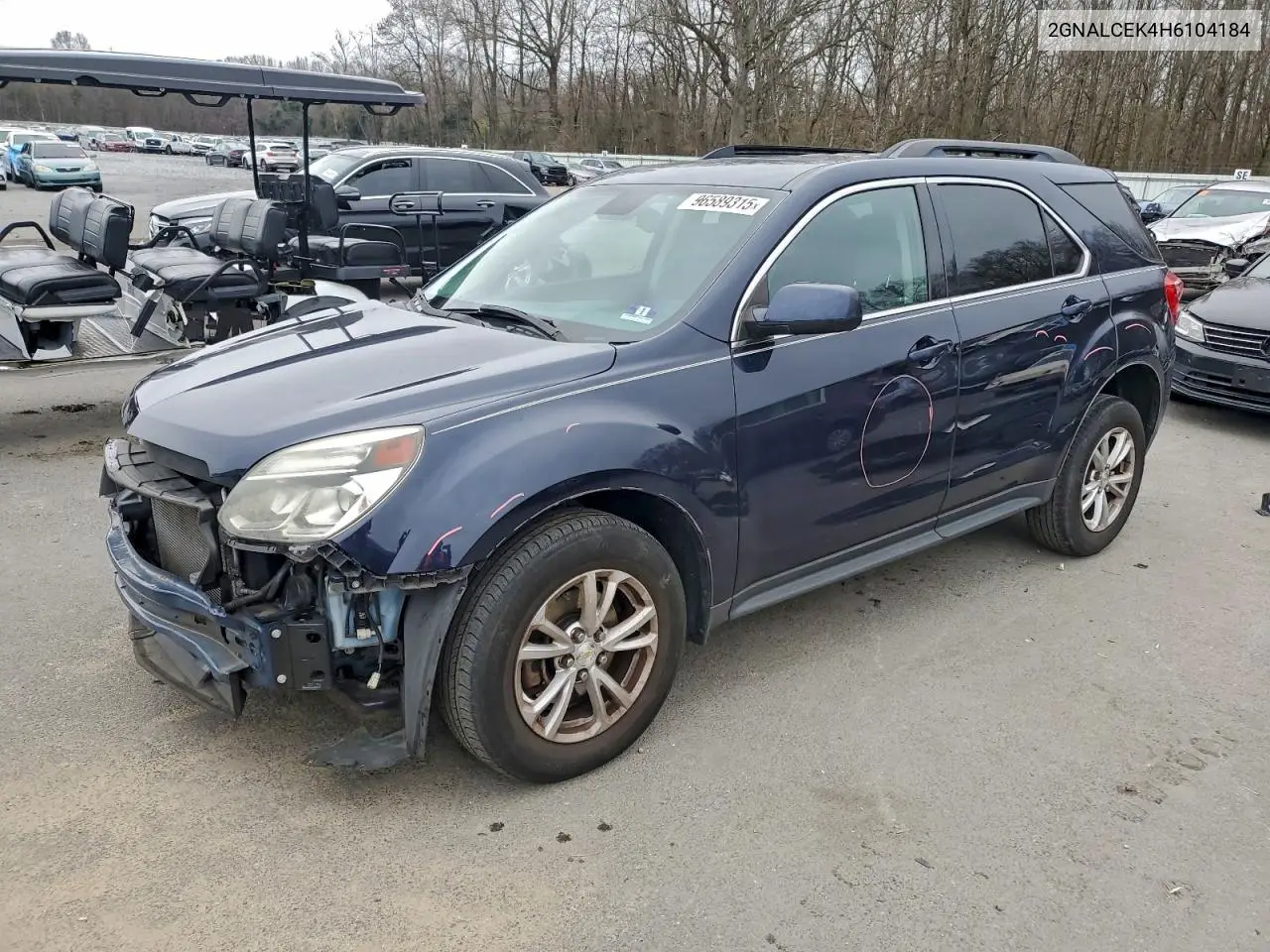 2GNALCEK4H6104184 2017 Chevrolet Equinox Lt