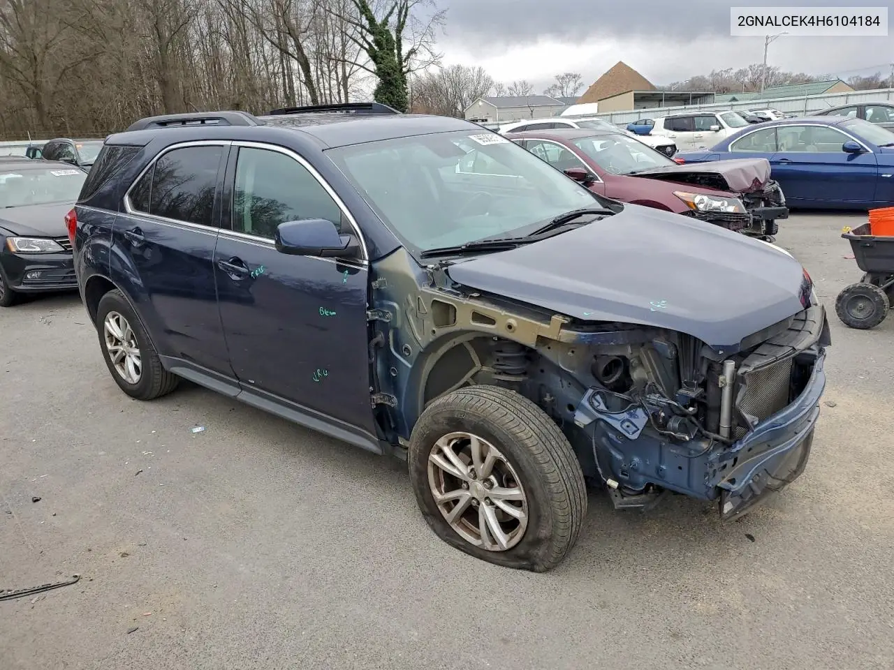 2GNALCEK4H6104184 2017 Chevrolet Equinox Lt