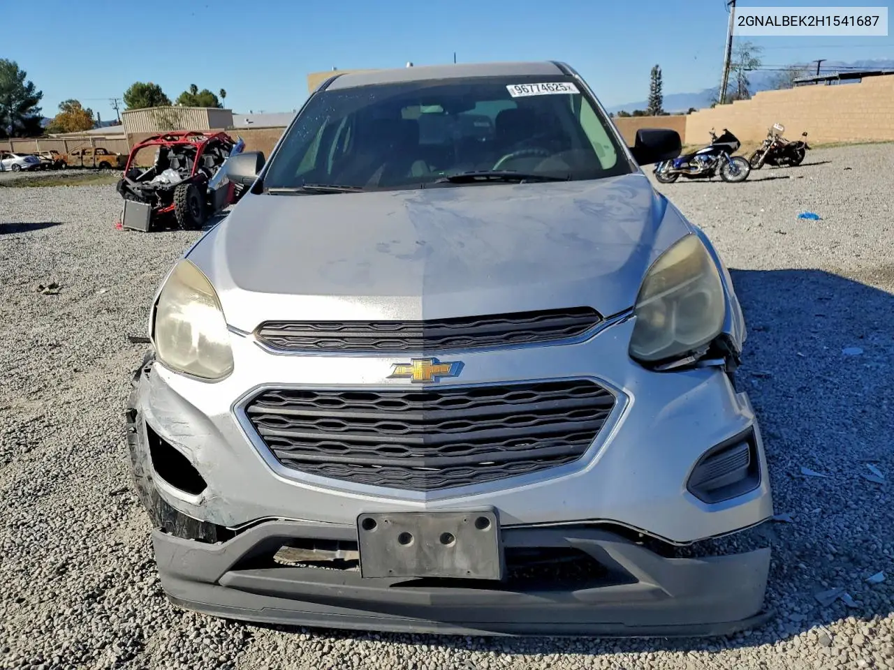 2GNALBEK2H1541687 2017 Chevrolet Equinox Ls