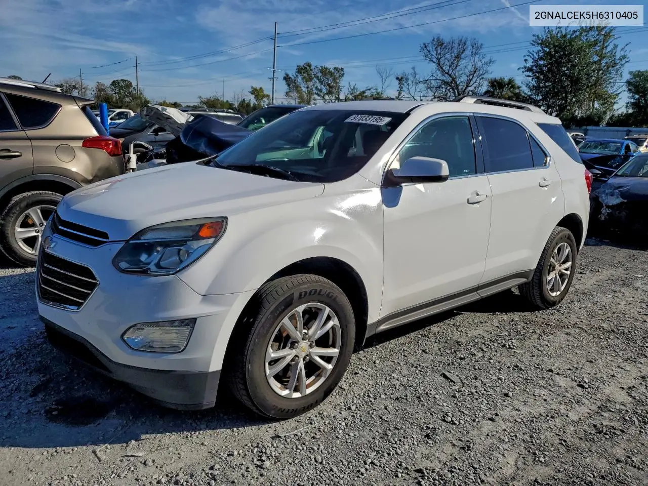 2GNALCEK5H6310405 2017 Chevrolet Equinox Lt