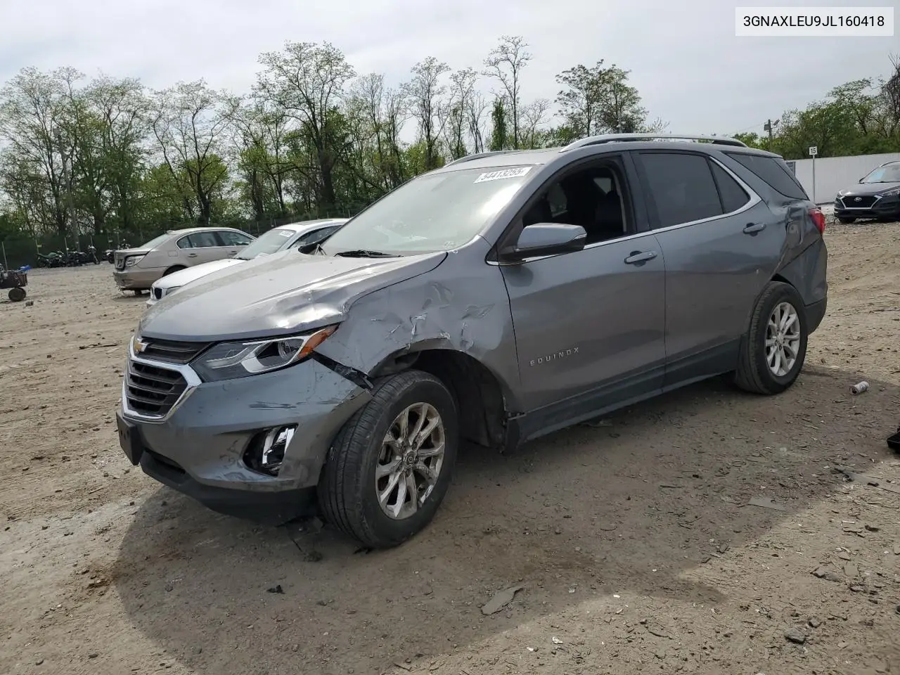 3GNAXLEU9JL160418 2018 Chevrolet Equinox Lt