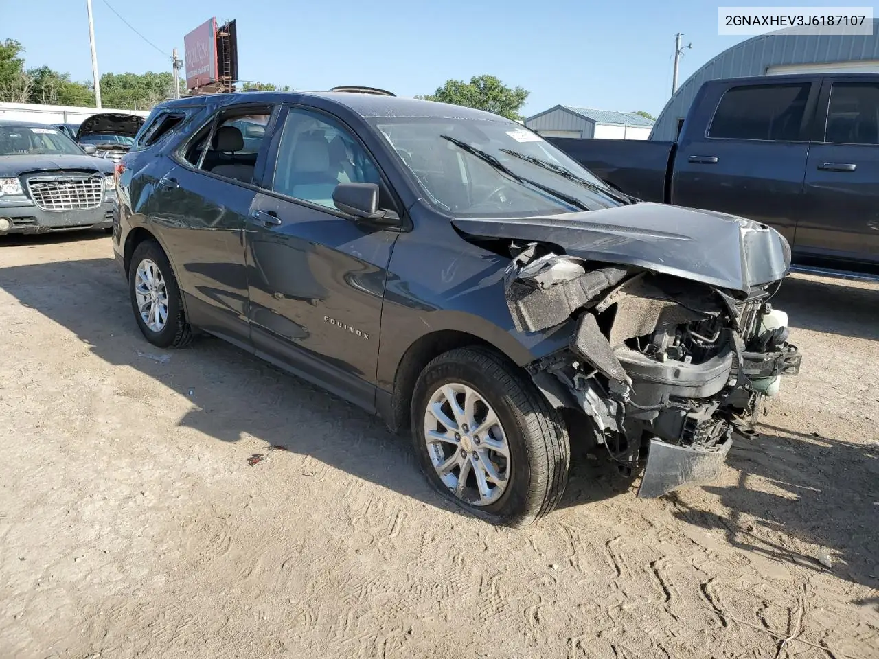 2GNAXHEV3J6187107 2018 Chevrolet Equinox Ls