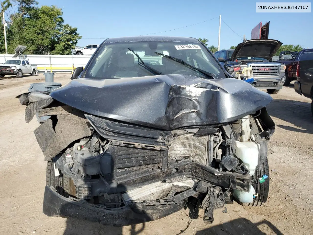 2GNAXHEV3J6187107 2018 Chevrolet Equinox Ls