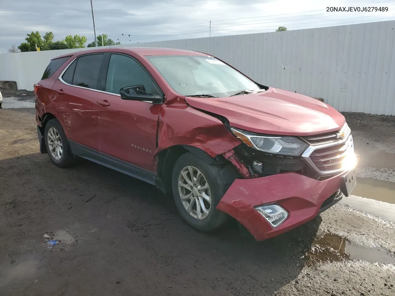 2GNAXJEV0J6279489 2018 Chevrolet Equinox Lt