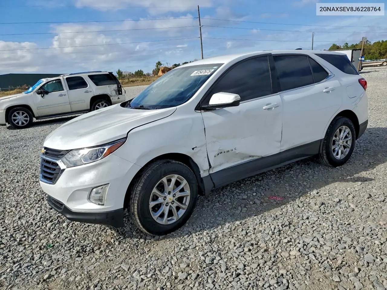 2GNAXSEV8J6228764 2018 Chevrolet Equinox Lt
