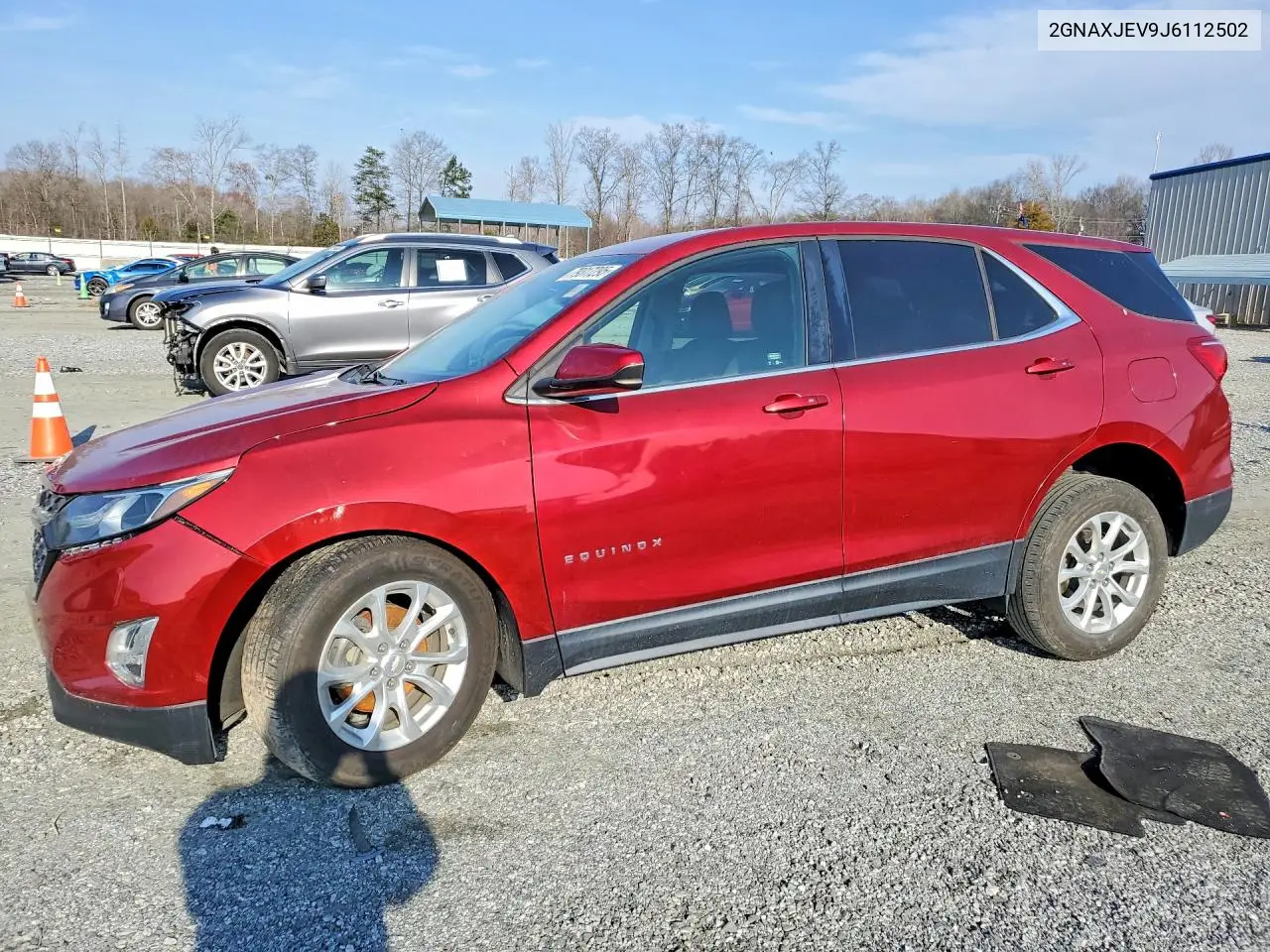 2GNAXJEV9J6112502 2018 Chevrolet Equinox Lt
