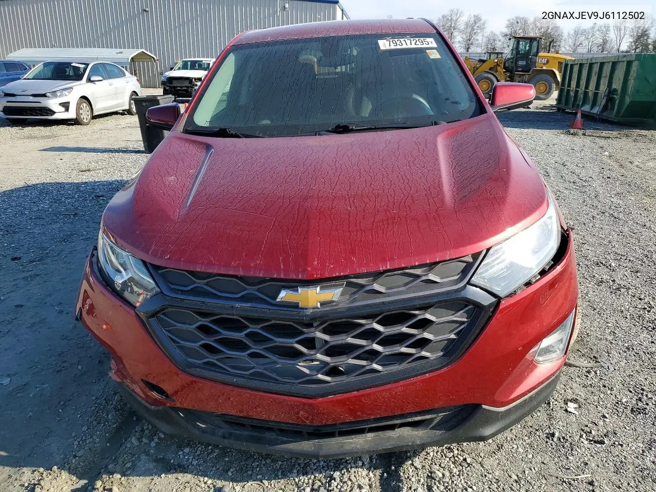 2GNAXJEV9J6112502 2018 Chevrolet Equinox Lt
