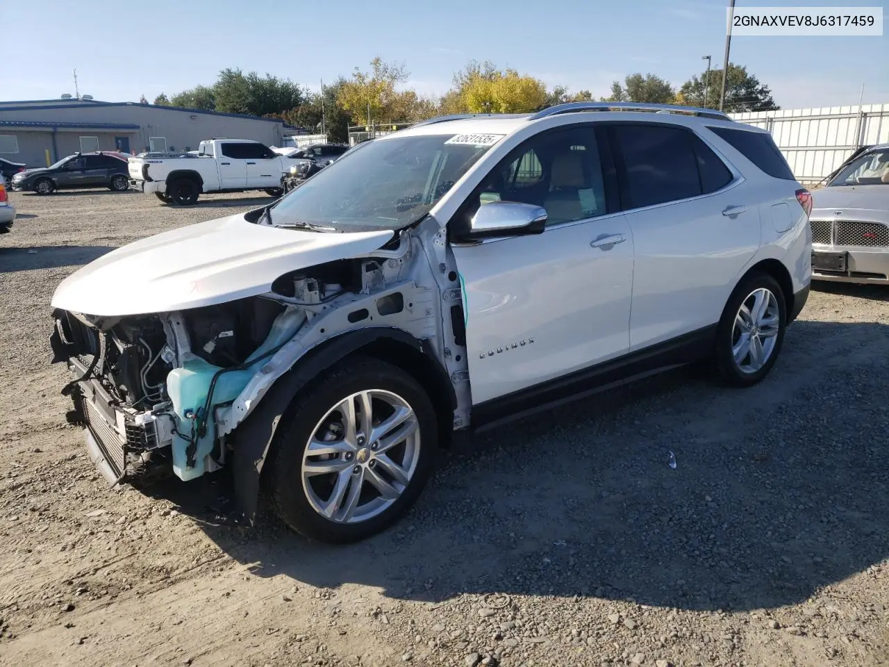 2GNAXVEV8J6317459 2018 Chevrolet Equinox Premier