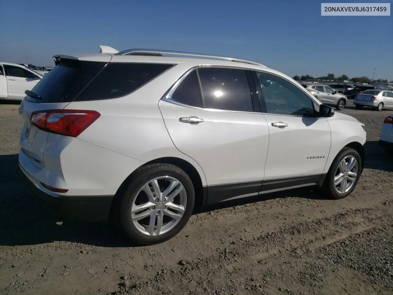 2GNAXVEV8J6317459 2018 Chevrolet Equinox Premier