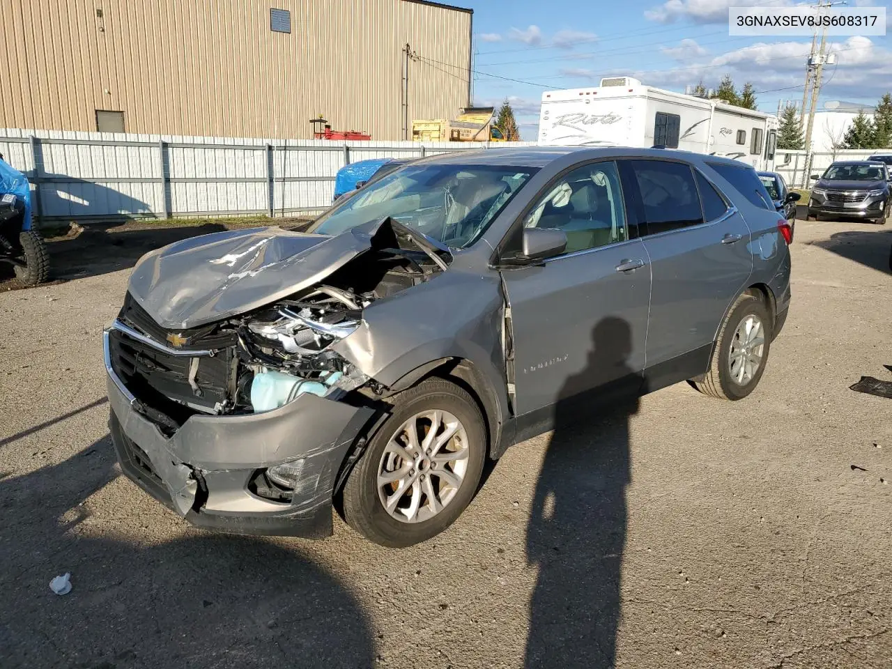 3GNAXSEV8JS608317 2018 Chevrolet Equinox Lt