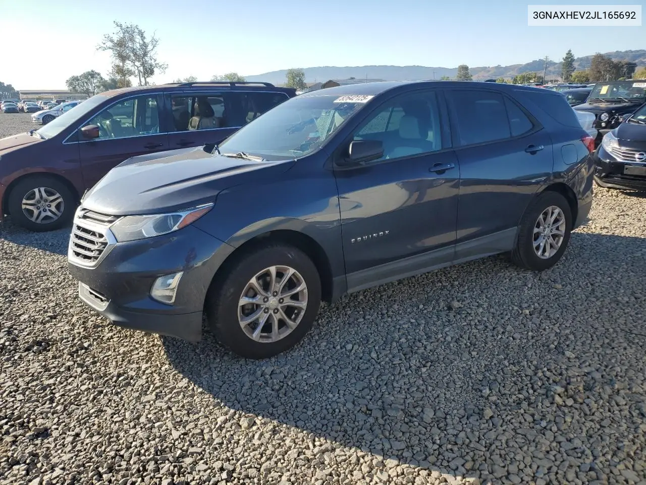 3GNAXHEV2JL165692 2018 Chevrolet Equinox Ls