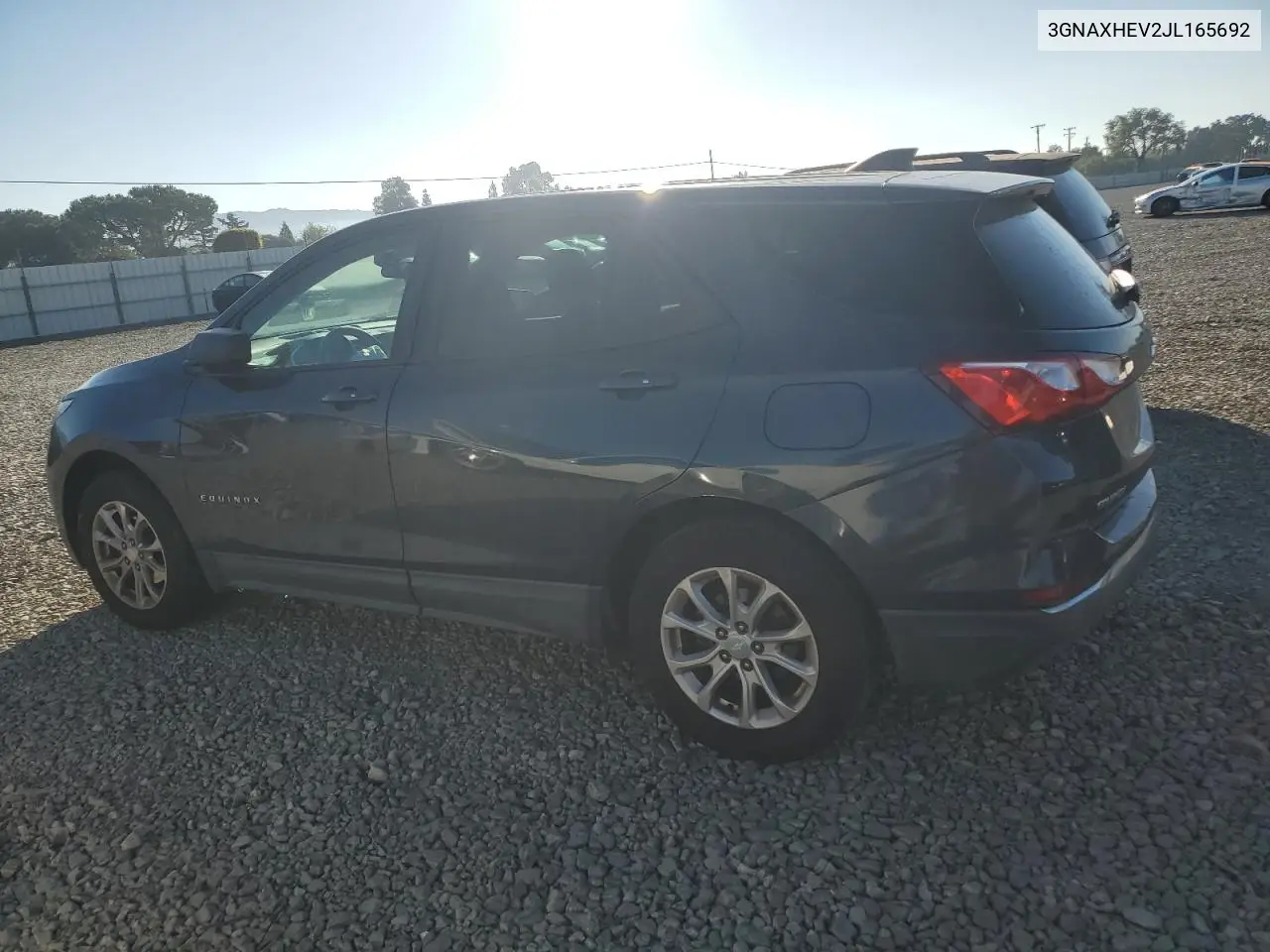 3GNAXHEV2JL165692 2018 Chevrolet Equinox Ls