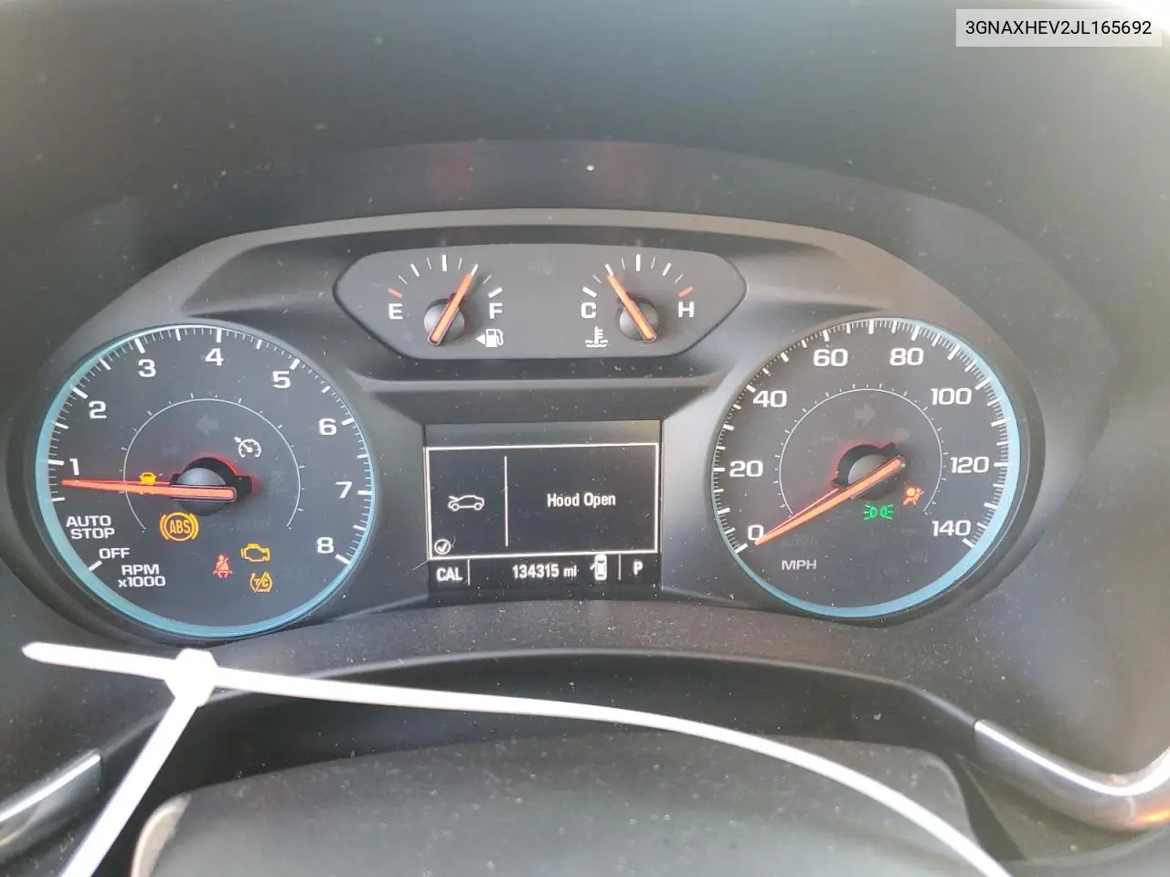 3GNAXHEV2JL165692 2018 Chevrolet Equinox Ls