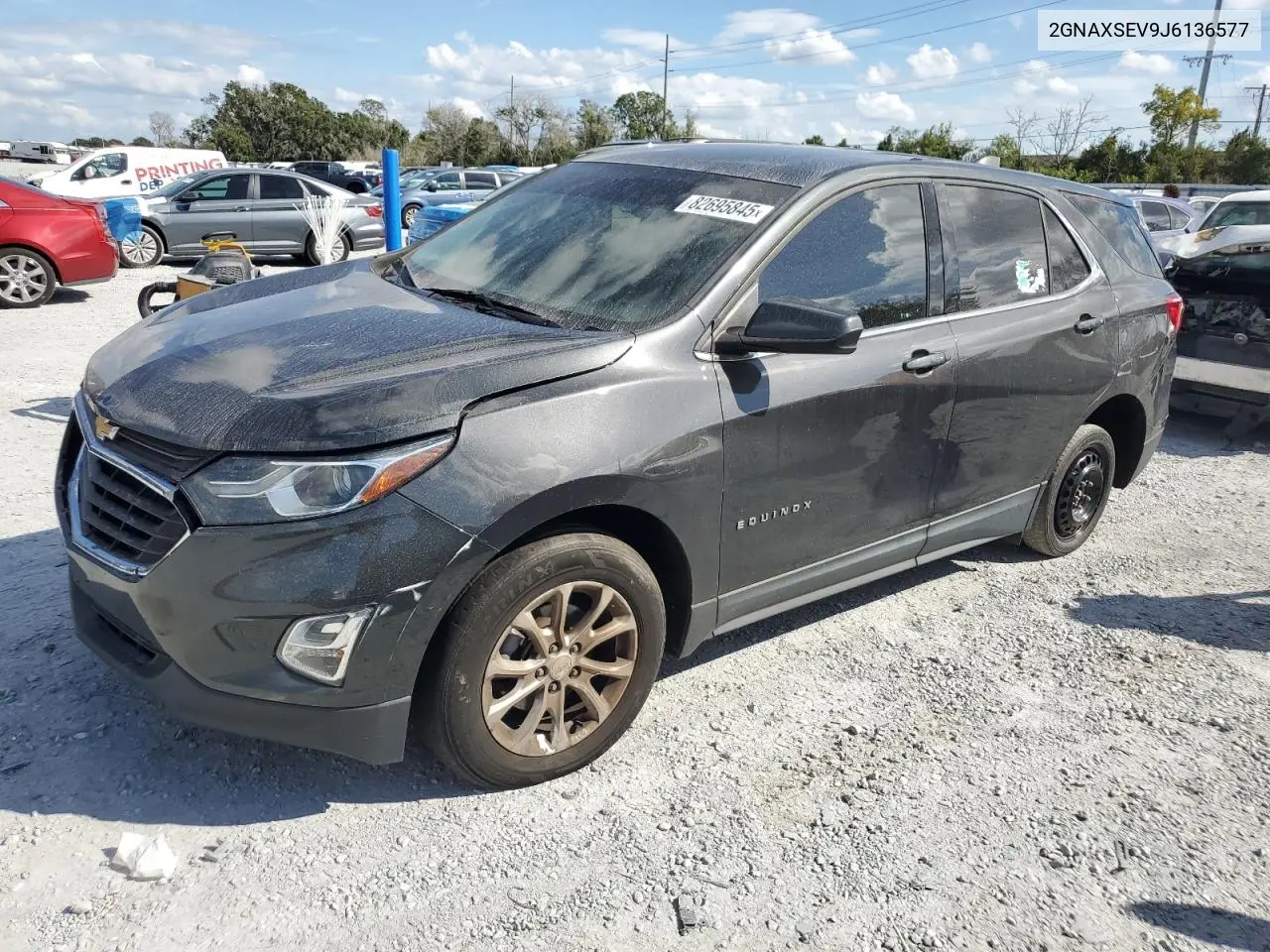 2GNAXSEV9J6136577 2018 Chevrolet Equinox Lt